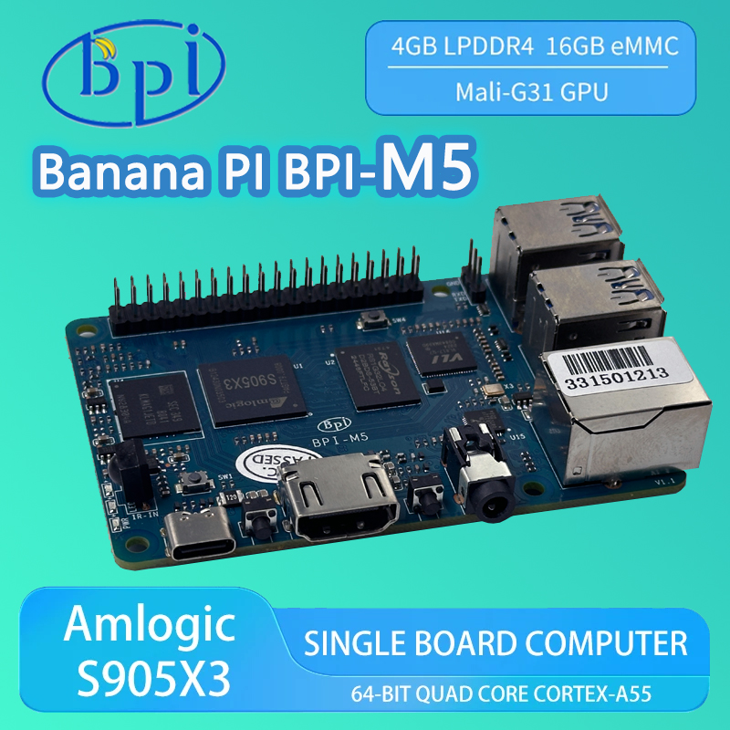 Banana Pi Bpi-M5 - Banana pi BPI-M5 4gb lpddr4 ram