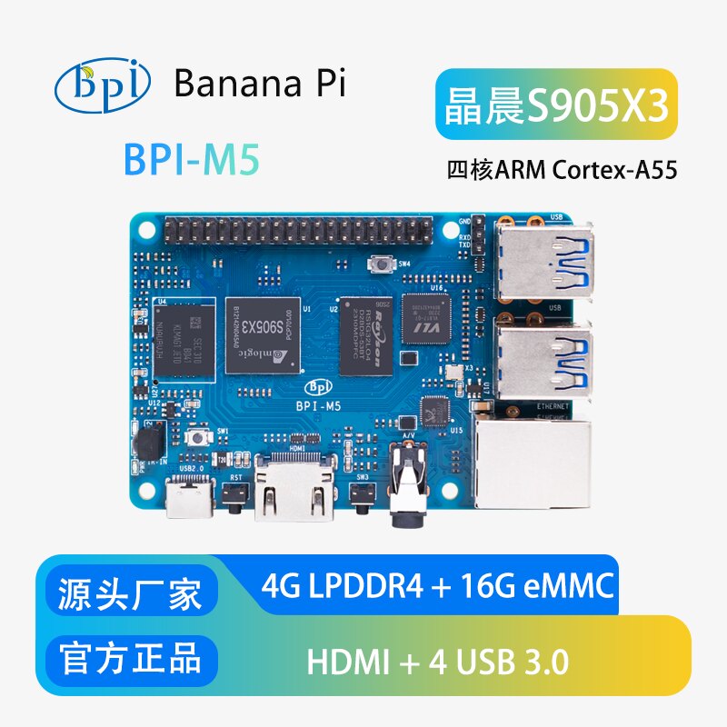 Placa de Desenvolvimento de Ha - Banana Pi Bpi-M5 avaliação e preço